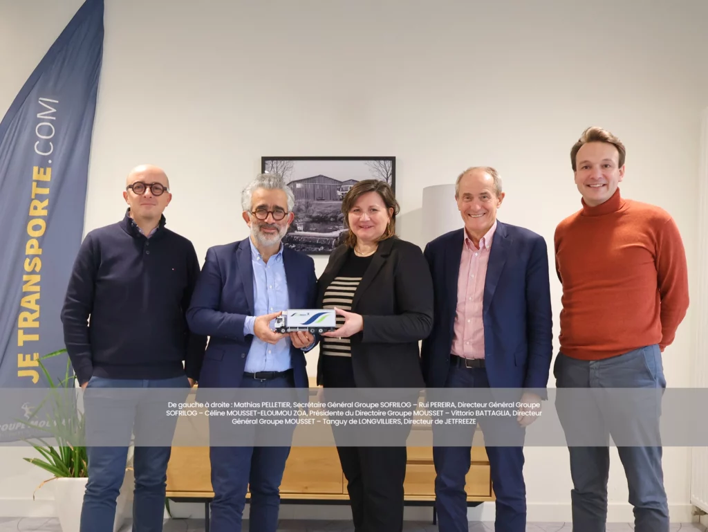 Le Groupe SOFRILOG annonce la reprise des activités distribution de JETFREEZE au Groupe MOUSSET-JE TRANSPORTE